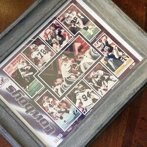1995 DALLAS COWBOYS CHAMPS PHOTO W/ FRAME